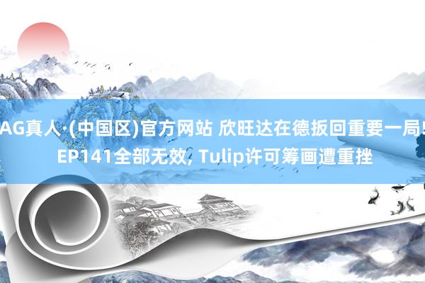 AG真人·(中国区)官方网站 欣旺达在德扳回重要一局! EP141全部无效, Tulip许可筹画遭重挫